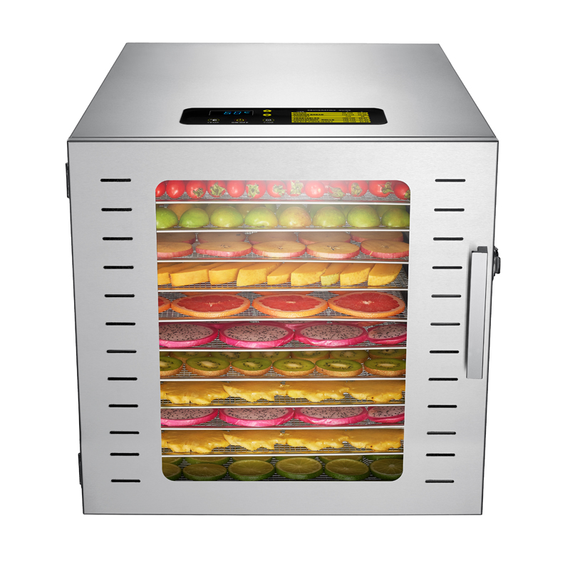 Dehydrator Tray Electric - 12-tackowy dehydrator do owoców i warzyw,
