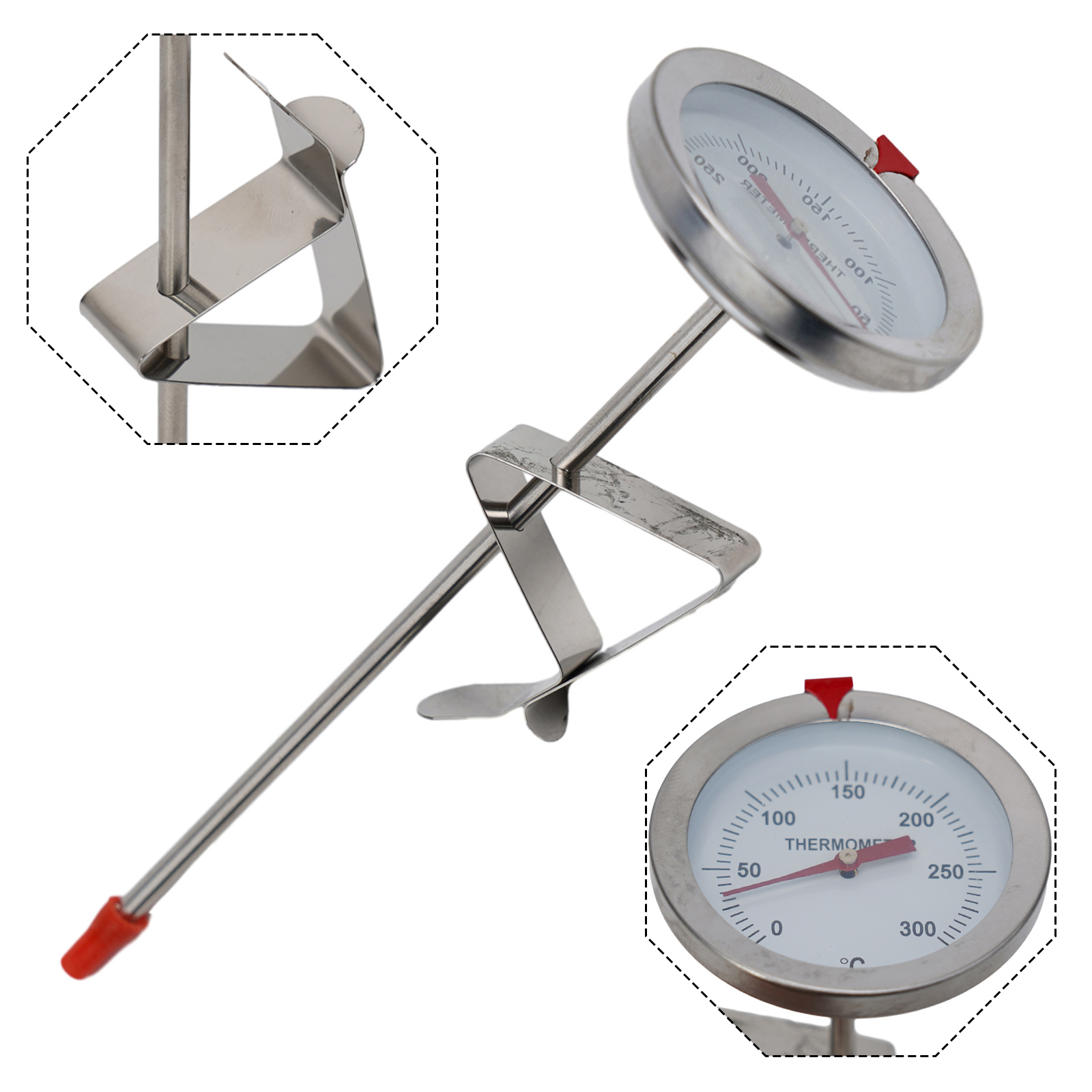 Kitchen Appliances For Cooking - Termometr z sondą ze stali nierdzewnej