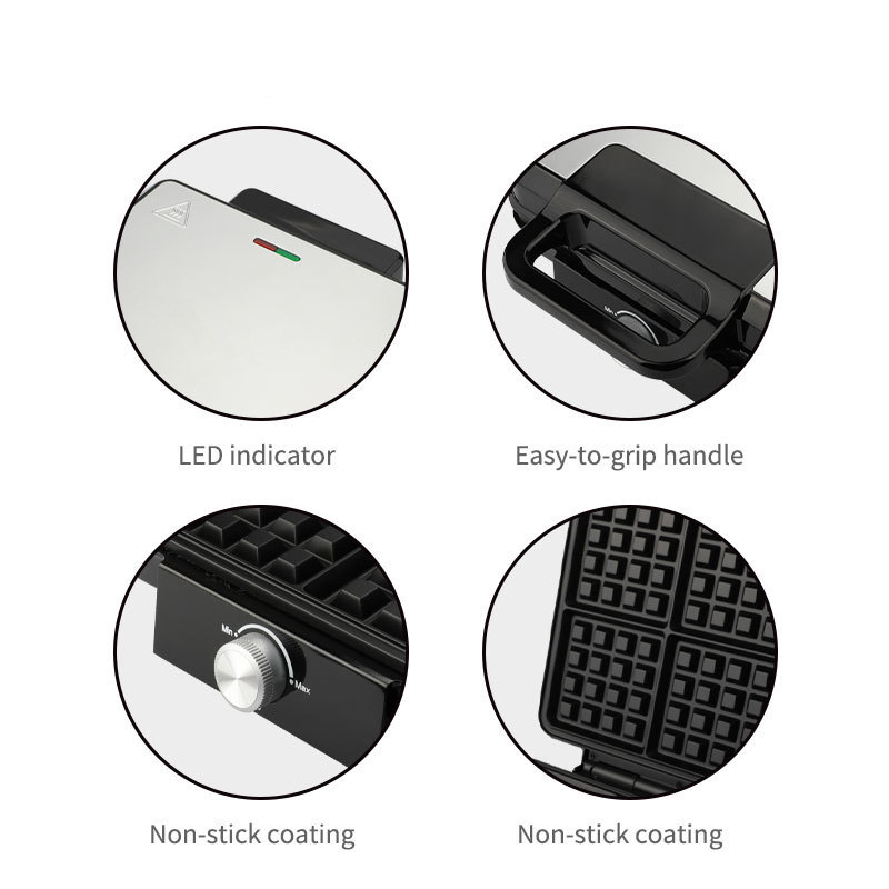 Reemix 4-Slice Belgian Mini Wa – Waffle Iron Belgian recenzja i cena