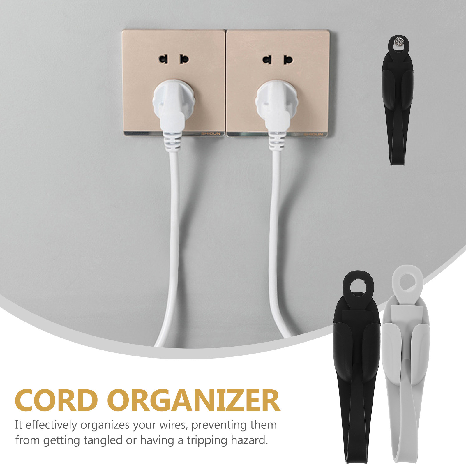 6 szt. Silikonowe organizery n – Kitchen Appliances Extension Cord recenzja i cena