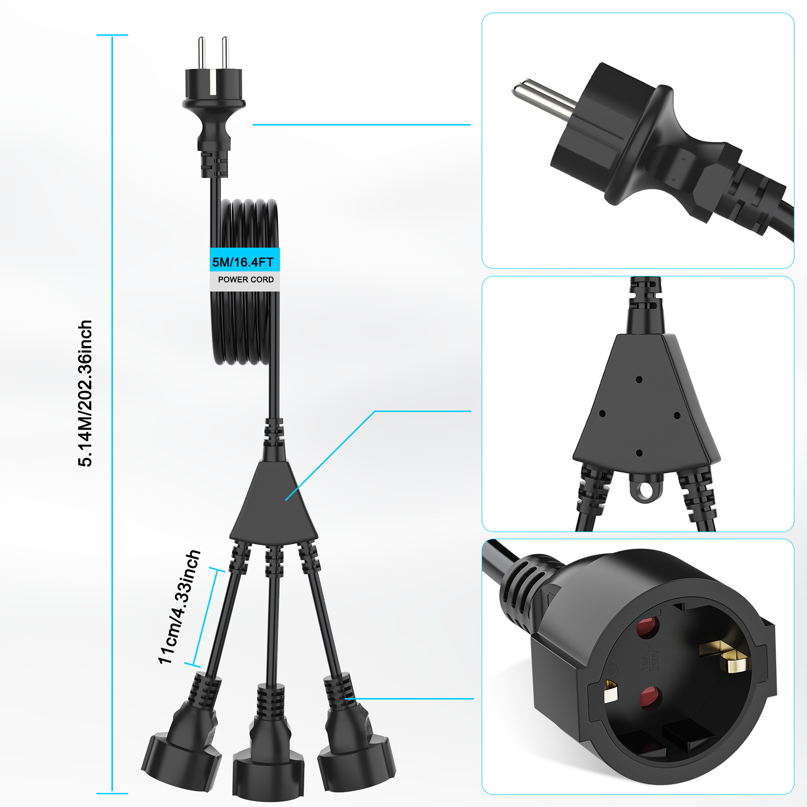 Przedłużacz z wtyczką z kółkie – Kitchen Appliances Extension Cord recenzja i cena