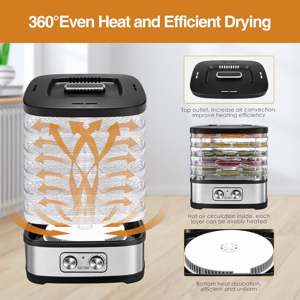 Elektryczna suszarka do żywnoś – Dehydrator Tray Electric recenzja i cena