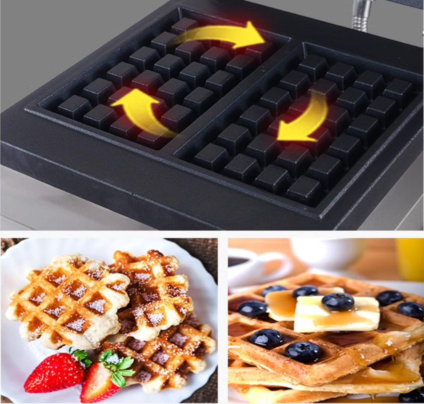 Profesjonalna maszyna do belgi – Waffle Iron Belgian recenzja i cena