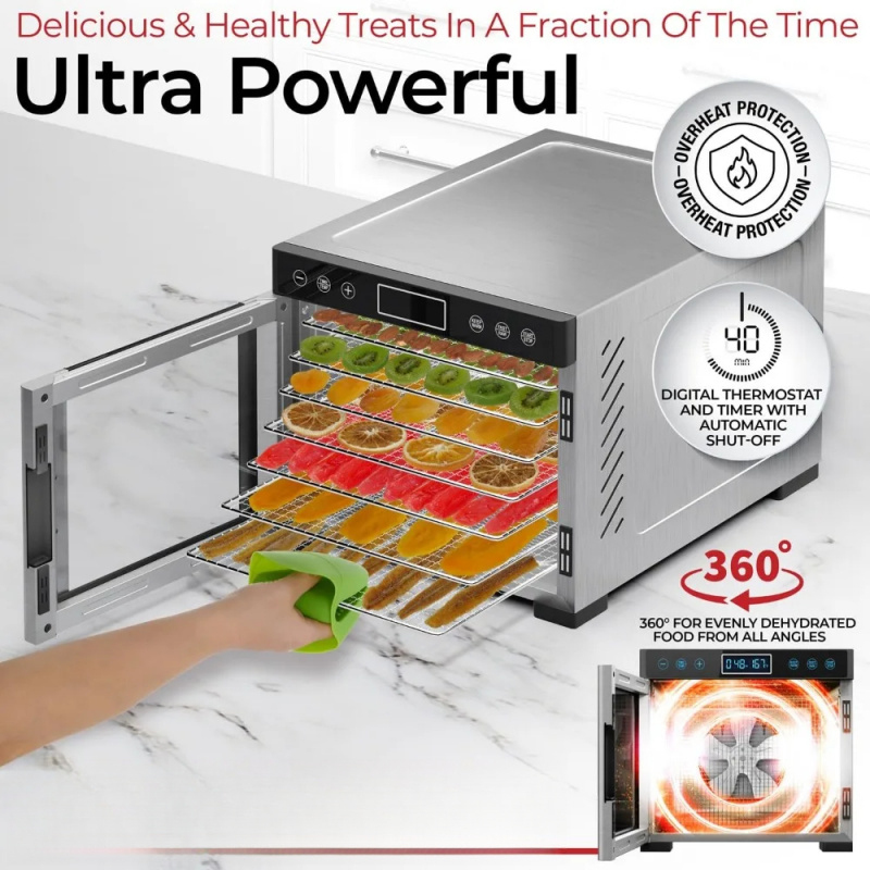 Suszarka do żywności Mill Pro  – Dehydrator Tray Electric recenzja i cena